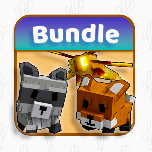 Raccoon, Dragonfly & Red Fox Bundle